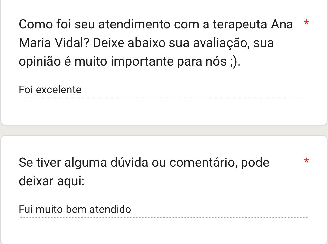 Depoimento de paciente sobre a terapia 7Healings